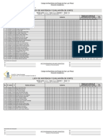 Lista Asistencia ACTIVIDADES PARAESCOLARES III