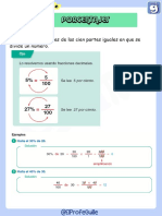 Álgebra Porcentaje