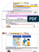 Sesión de Aprendizaje - 1 - 3°y 4° Sexta Experiencia - CyT