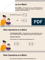 Chapter 1B - Matrices and Determinants (Part 2)