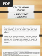 ESPIRITUALIDAD FRATERNIDAD ABIERTA  A Todos
