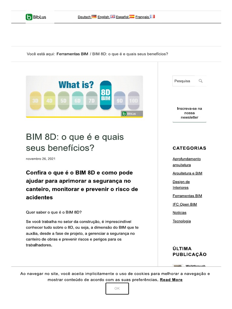 BIM 8D - o Que É e Quais Seus Benefícios - BibLus | PDF