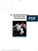 El Entrenamiento Táctico Del Taekwondo