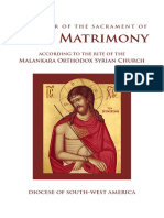 Holy Matrimony - English