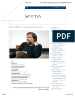 Estafeta: SLAVOJ ŽIŽEK - en Defensa de La Intolerancia