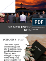 Pelajaran 6-Dia Mati Untuk Kita