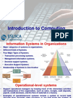 Introduction to Computing Systems in Organizations
