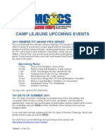 MCCS Event Listing 2011