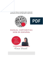 Manual Copywriting Web en Espanol Aprende A Escribir para Primer Ibro en Espanol