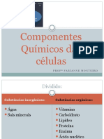 Slide de Componente Químico Da Célula