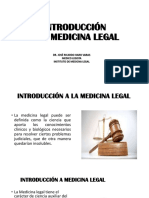Introduccion A Medicina Legal