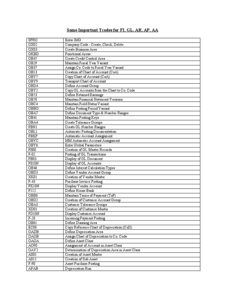 sap-fico-tcodes-fi-gl-ap-ar-aa-pdf-cheque-payments