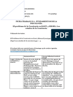 Ficha 6 - Conciencia en Kant - Hegel