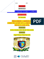 ACT.5 Procesos y Medios de Comunicacion en La Historia de Mexico