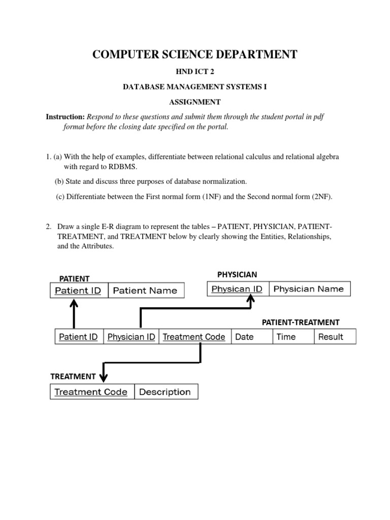 Database Management Systems Assignment | PDF | Teaching Methods ...