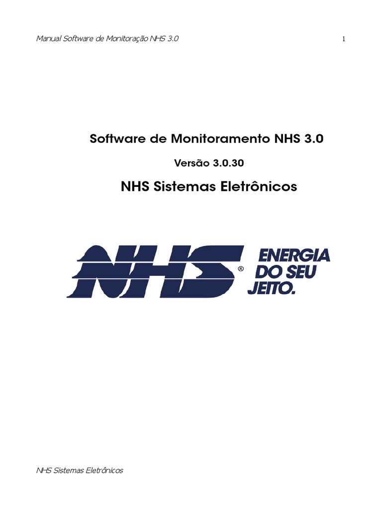 Manual de Software NHS 3.0 para Nobreaks | PDF | Microsoft Windows ...