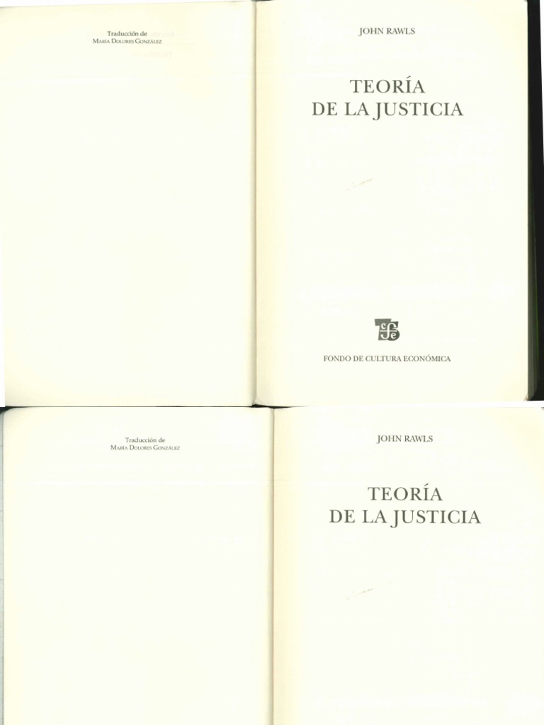 Lectura 11. Rawls Teoria de La Justicia | PDF