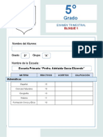 Examen Trimestral