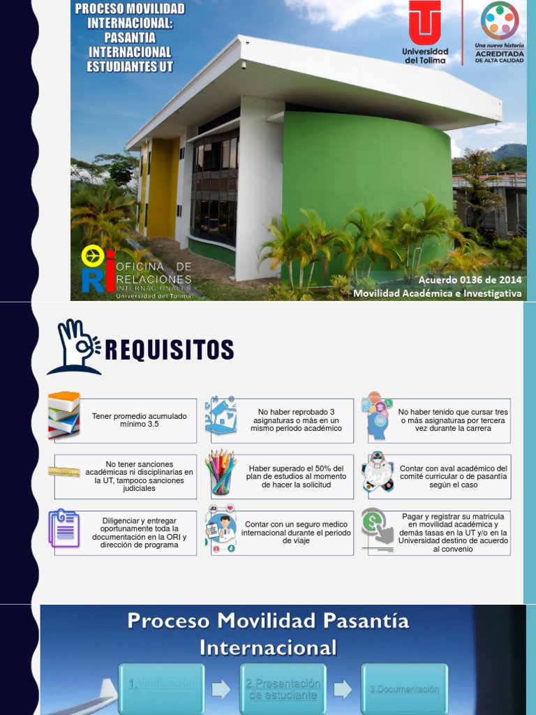 Pasantía Internacional para Estudiantes UT | PDF | Visa de viaje