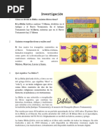 Investigación La Biblia