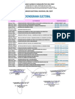 Elecciones CQFP 2022: cronograma electoral