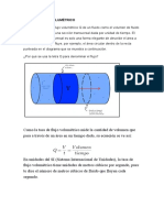 Tasa de Flujo Volumétrico