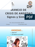 Presentación Manejo de Ansiedad CIJ - DIF San Cristóbal