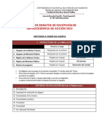 Pautas para Fase Oral - Derecho Penal Iii