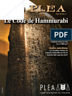 36.2 The PLEA Hammurabi's Code French