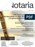 La Notaria 4-2011 y 12-2012