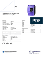 Invertek Drives ODE-3-320153-1042 Datasheet