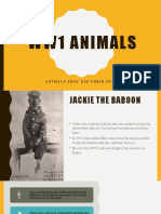 WW1 Animals French Project