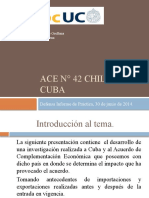 Ace N° 42 Chile - Cuba