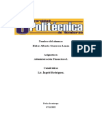 Tarea de Administración Financiera I Heber Alberto Guerrero