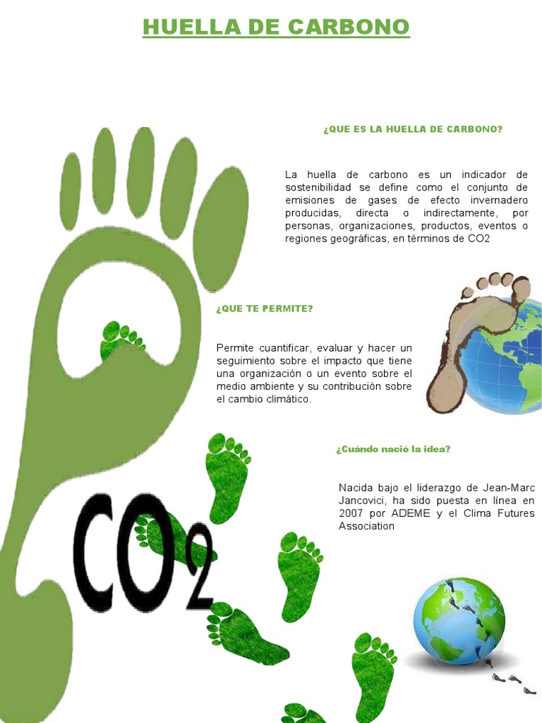 Infografia Huella de Carbono | PDF | Ciencias sociales | Arte