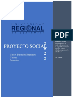 Informe de Ejecución Proyecto Social