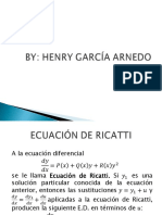 E.D. de Ricatti