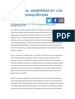 Nicaragua, estabilidad en medio de inestabilidad regional