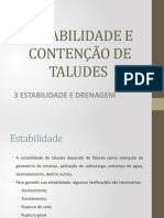 Estabilidade e Conteção de Taludes