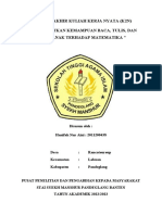 Laporan Akhir Kuliah Kerja Nyata