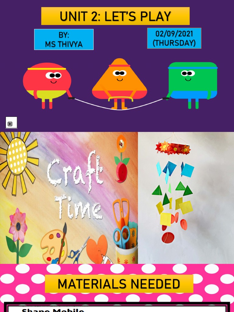 Fun Shape Craft Activity Guide | PDF
