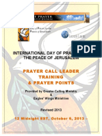 Prayer Call Guide 2013.