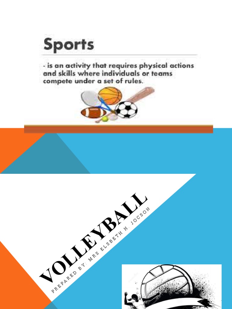 VOLLEYBALL POWER POINT Introduction History Facilities PDF