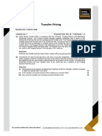 Transfer Pricing PQs