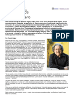 Zeiger, Claudio - El Campo Literario (Sobre Blanco Nocturno) (Página 12, 22 de Agosto de 2010)