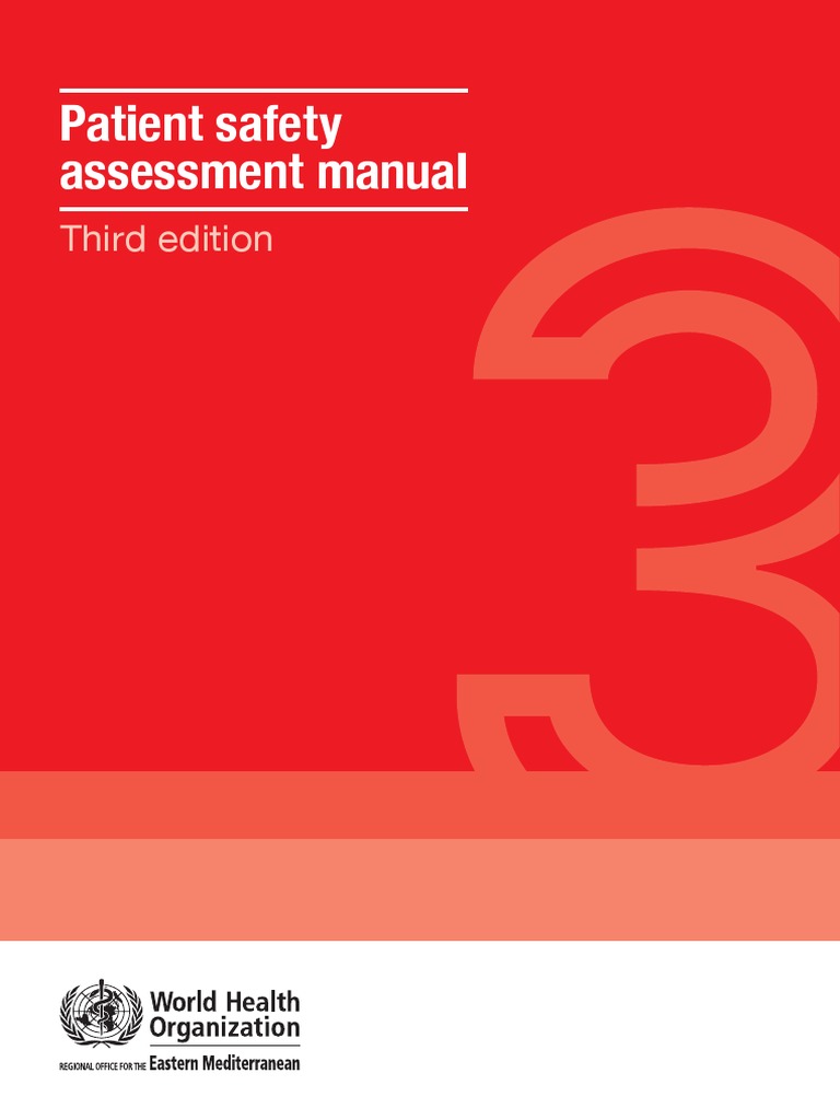 Manual For Patient Safety Assessment WHO 2020 (1) - 221022 - 072216 ...