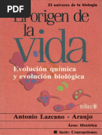 El Origen de La Vida - Antonio Lazcano | PDF | Abiogénesis | Estrellas