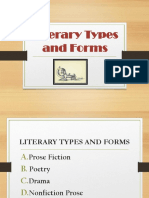 Literary Types and Forms