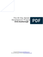 Scarborough - 30 Day Speed Development