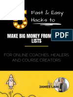 5 Fast Easy Hacksto Making BIGMONEYfroma Small List Foronline Coacheshealersand Course Creators